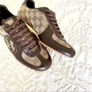 Sneakers Gucci Monogram Canvas Excellent Condition